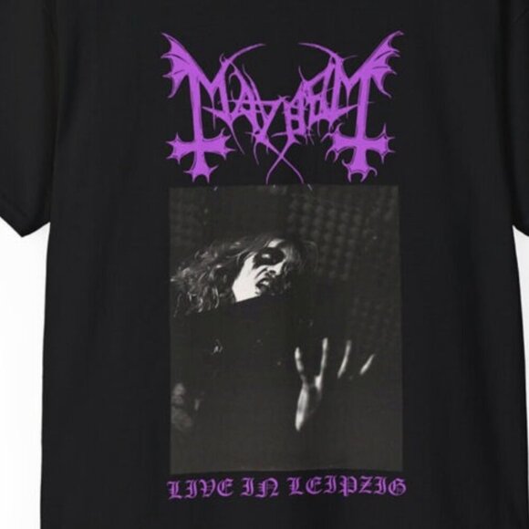 Mayhem Live In Leipzig Metal Rock Band Concert Graphic Fan T-Shirt 159 - Picture 2 of 5
